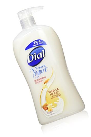 Dial Body Wash, Greek Yogurt Vanilla Honey with Moisturizers, 32 Fluid Ounces