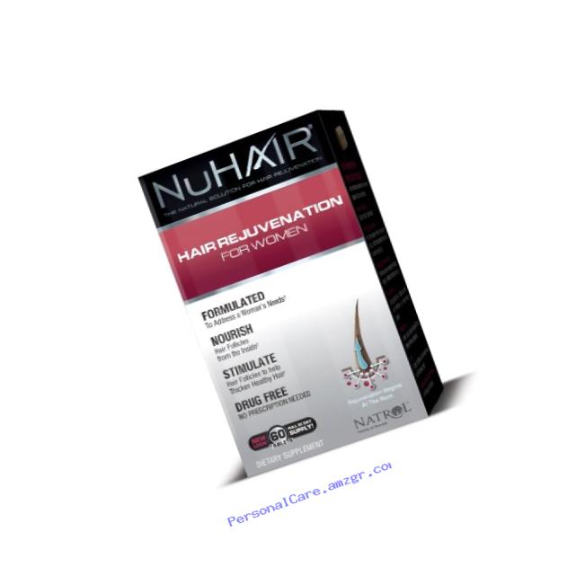 NuHair Hair Regrowth for Women Tablets, 60 Count