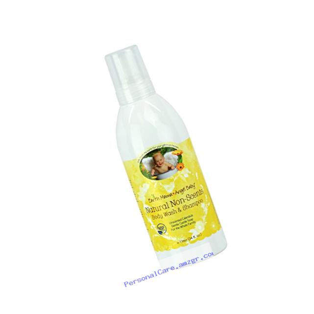 Natural Non-Scents Body Wash & Shampoo, Gentle Castile Soap for Sensitive Skin (Liter Refill Size, 34 Fl. Oz.)