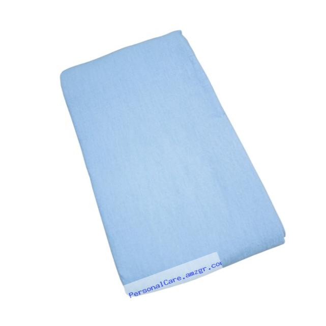Body Linen Flannel Fitted Massage Sheet, Blue