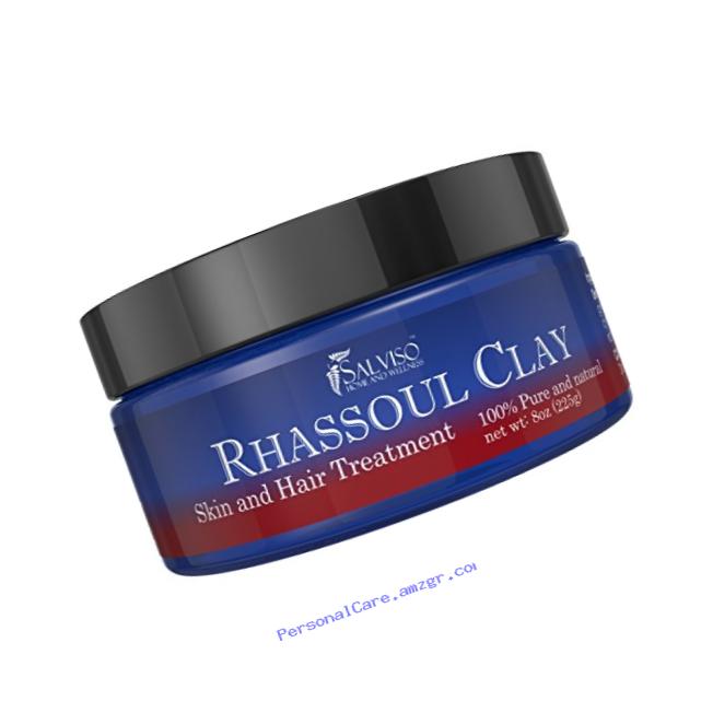 Salviso Rhassoul Clay Skin and Hair Care Treatment, 8 oz