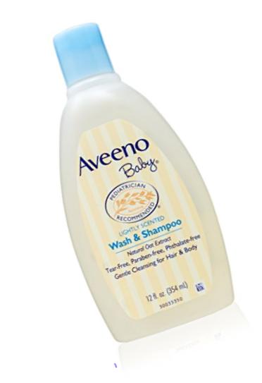 Aveeno Baby Wash & Shampoo For Hair & Body, Tear-Free, 12 Oz.