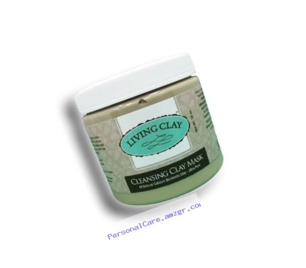 Living Clay Cleansing Clay Mask, 8 Ounce