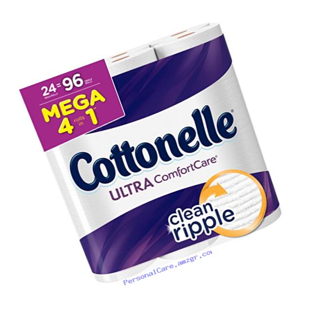 Cottonelle Ultra Comfort Care Toilet Paper, Bath Tissue, 24 Mega Toilet Paper Rolls